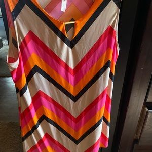 This can be worn as a longer shirt or a mini dress.